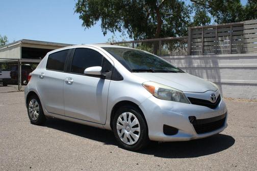 Silver 2014 Toyota Yaris LE