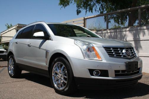 Silver 2013 Cadillac SRX Premium Collection