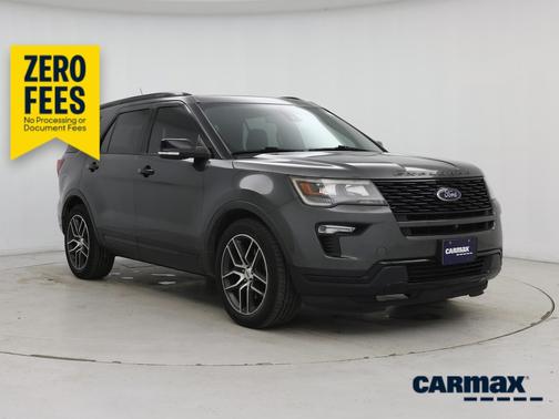 Gray 2018 Ford Explorer Sport