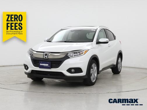 White 2019 Honda HR-V EX