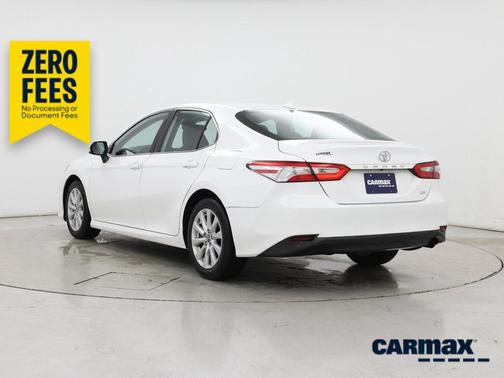 White 2019 Toyota Camry LE