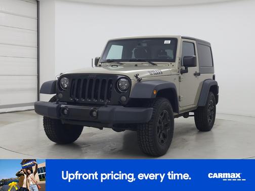 Tan 2017 Jeep Wrangler Willys Wheeler