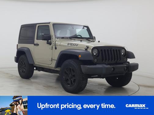 Tan 2017 Jeep Wrangler Willys Wheeler