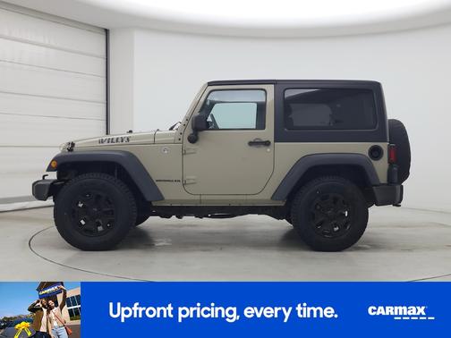 Tan 2017 Jeep Wrangler Willys Wheeler