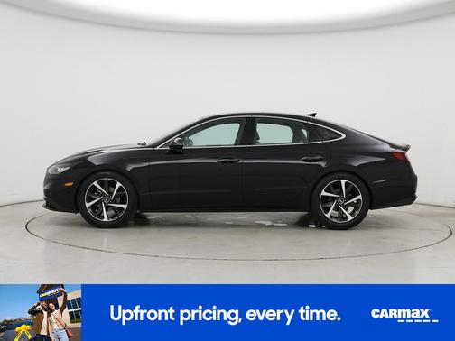 Black 2021 Hyundai SONATA SEL Plus