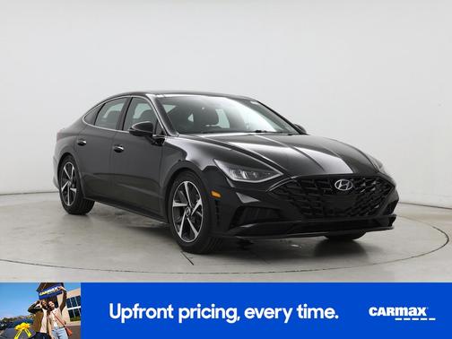Black 2021 Hyundai SONATA SEL Plus