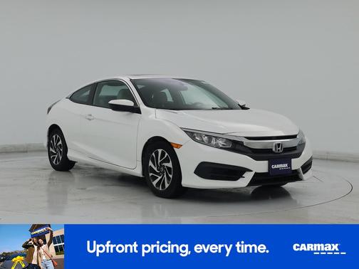 White 2017 Honda Civic LX-P