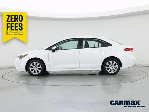 White 2022 Toyota Corolla LE