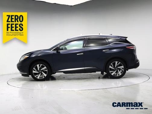 Blue 2018 Nissan Murano Platinum