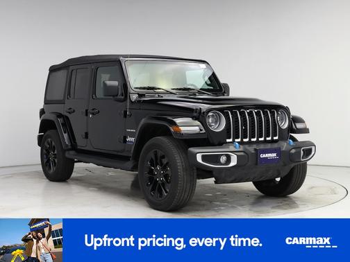 Black 2023 Jeep Wrangler 4xe Unlimited Sahara