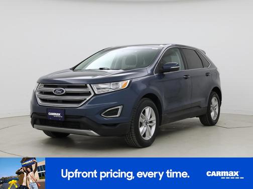 Blue 2016 Ford Edge SEL