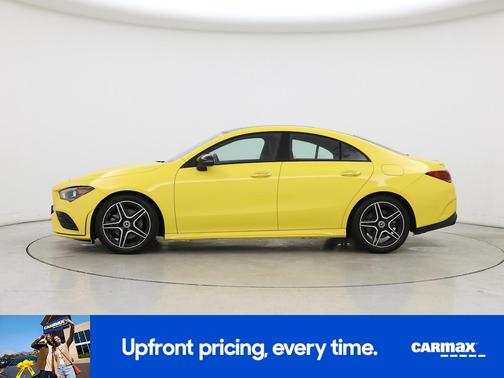 Yellow 2022 Mercedes-Benz CLA 250