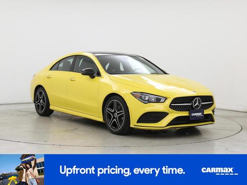 Yellow 2022 Mercedes-Benz CLA 250