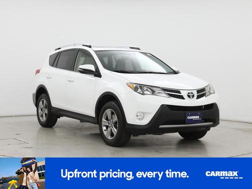 White 2015 Toyota RAV4 XLE