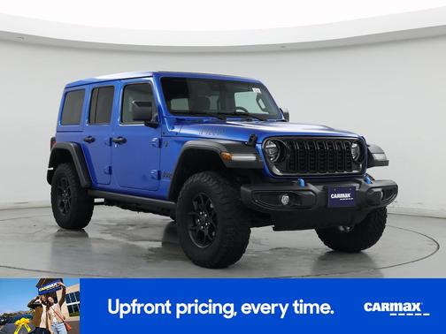 Blue 2024 Jeep Wrangler 4xe Willy's