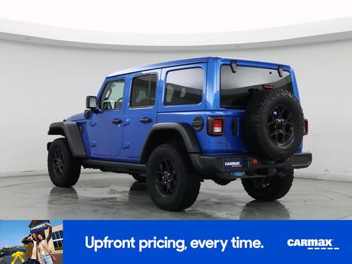 Blue 2024 Jeep Wrangler 4xe Willy's