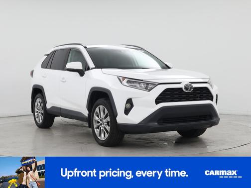 White 2019 Toyota RAV4 XLE Premium