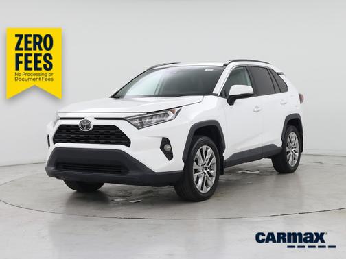 White 2019 Toyota RAV4 XLE Premium