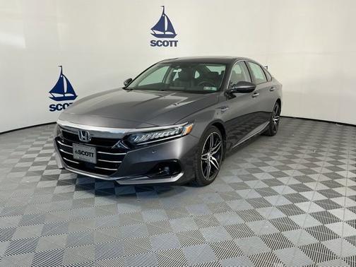 Modern Steel Metallic 2021 Honda Accord Hybrid