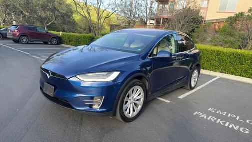 Blue 2017 Tesla Model X 100D