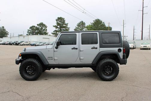 Billet Silver Metallic Clearcoat 2018 Jeep Wrangler JK Unlimited Sport