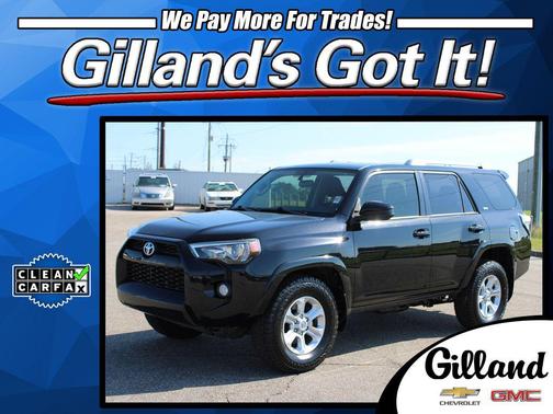 Midnight Black Metallic 2018 Toyota 4Runner SR5