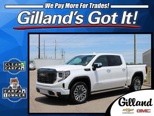 White Frost Tricoat 2023 GMC Sierra 1500 Denali Ultimate