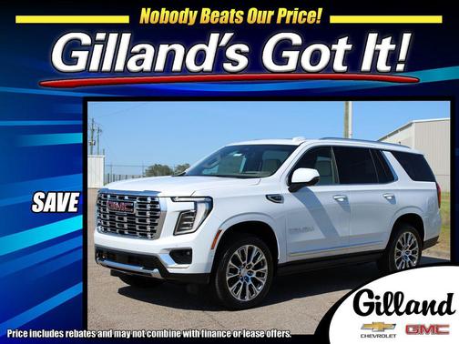Glacier White Tricoat 2026 GMC Yukon Denali