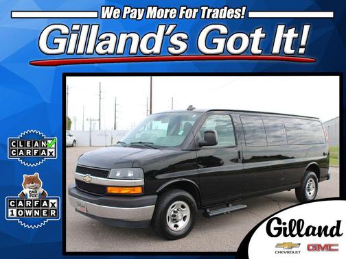 Black 2020 Chevrolet Express 3500 RWD 3500 Extended Wheelbase LT