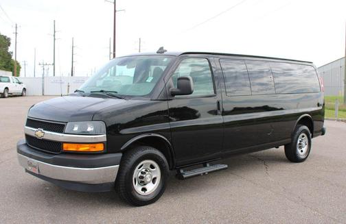 Black 2020 Chevrolet Express 3500 RWD 3500 Extended Wheelbase LT