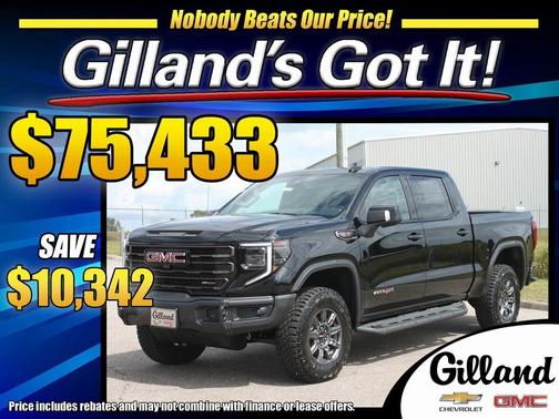 2026 GMC Sierra 1500 AT4X