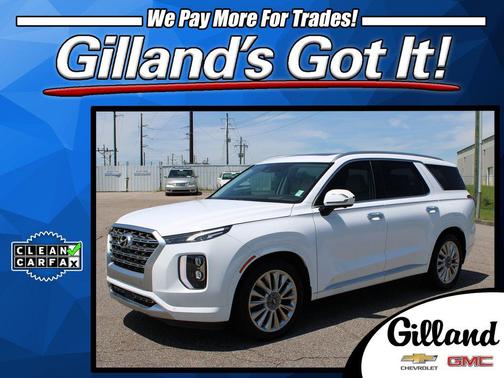 Hyper White 2020 Hyundai PALISADE Limited