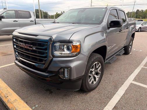 Satin Steel Metallic 2022 GMC Canyon AT4