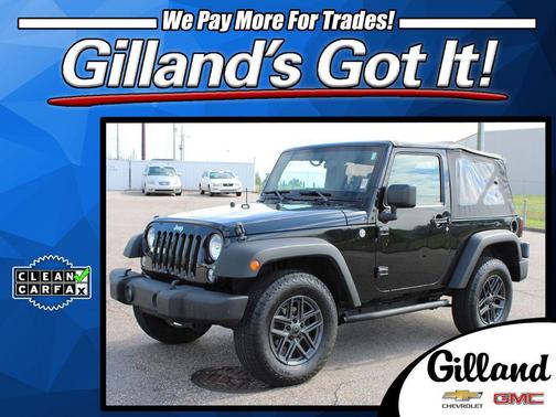 Black Clearcoat 2015 Jeep Wrangler Sport