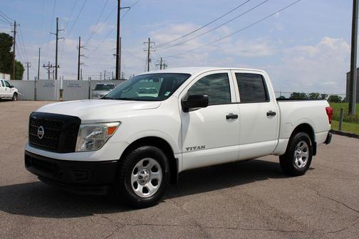Glacier White 2017 Nissan Titan S