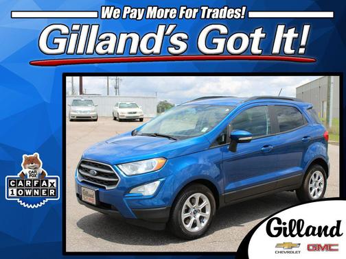 Lightning Blue Metallic 2021 Ford EcoSport SE