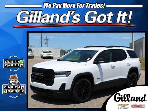 Summit White 2023 GMC Acadia AWD SLT