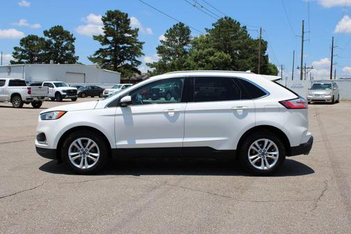 Star White Metallic Tri-Coat 2020 Ford Edge SEL