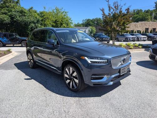 Denim Blue Metallic 2023 Volvo XC90 Recharge Plug-In Hybrid T8 Ultimate Bright Theme 7-Seater