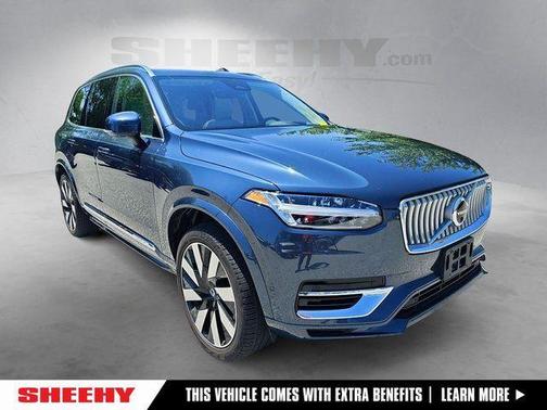 Denim Blue Metallic 2023 Volvo XC90 Recharge Plug-In Hybrid T8 Ultimate Bright Theme 7-Seater