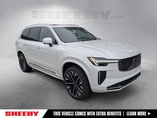 Crystal White Pearl 2026 Volvo XC90 B6 Plus 7-Seater