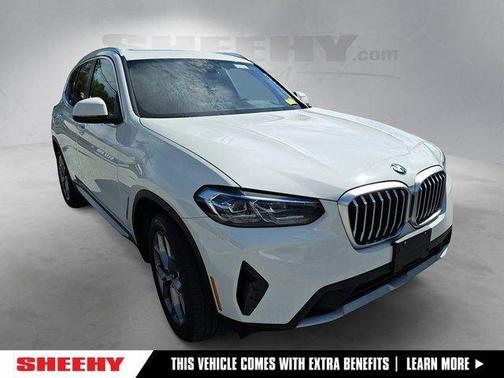 Alpine White 2022 BMW X3 xDrive30i