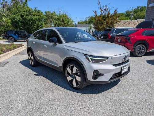 Silver 2023 Volvo C40 Recharge Pure Electric Twin Ultimate
