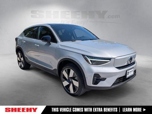 Silver 2023 Volvo C40 Recharge Pure Electric Twin Ultimate