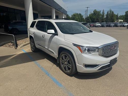White Frost Tricoat 2017 GMC Acadia Denali