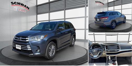 Shoreline Blue Pearl 2019 Toyota Highlander XLE