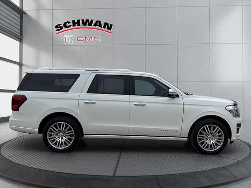 Star White Metallic Tri-Coat 2023 Ford Expedition Max Platinum