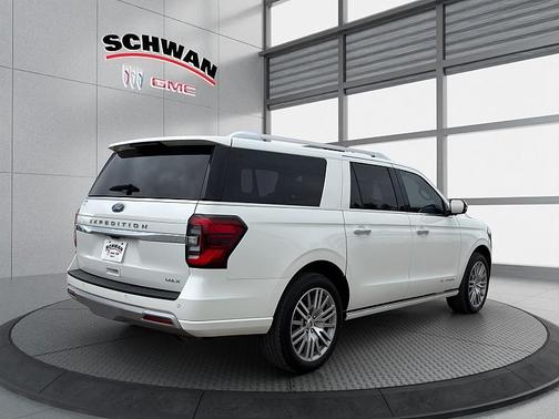 Star White Metallic Tri-Coat 2023 Ford Expedition Max Platinum