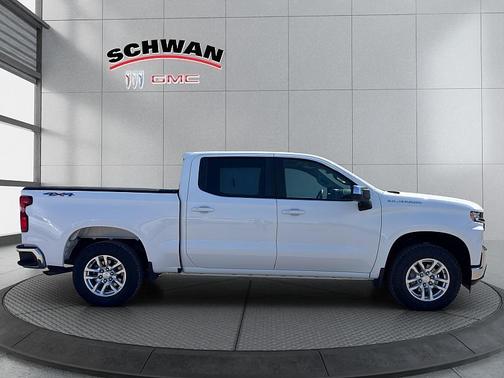 WHITE 2019 Chevrolet Silverado 1500 LT