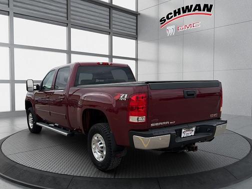 Maroon 2009 GMC Sierra 2500 SLT Crew Cab